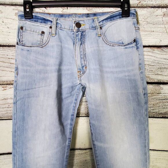 Old Navy Men’s Straight Fit Jeans Size 30x32 Light Wash 100% Cotton - Picture 3 of 10